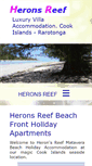 Mobile Screenshot of heronsreef.com
